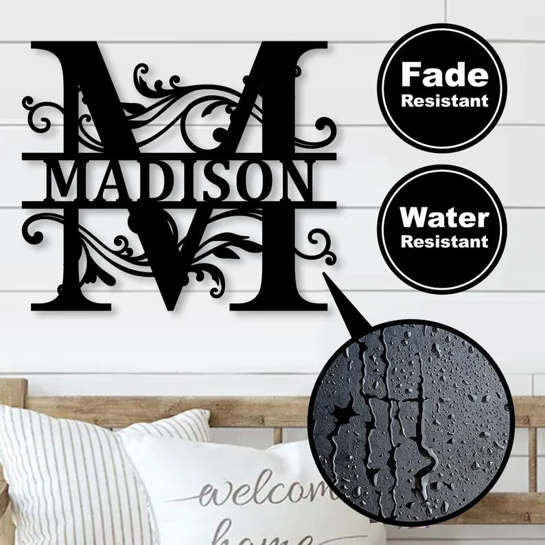 Custom Metal Wall Art - Personalized Kitchen Sign